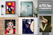 Minimalist Poster Mock Up Bundle, an Advertising Mockup by Pixel Place (Thumbnail 3 of 11)