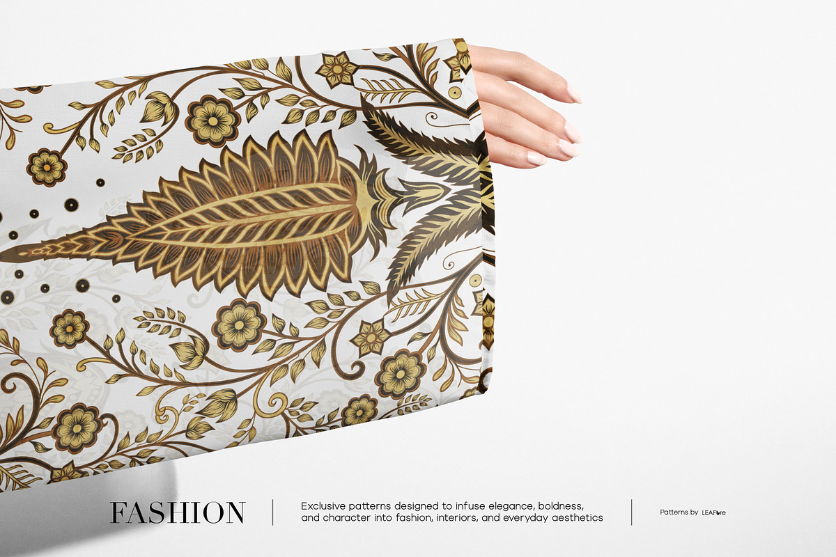 Orsani Traditional Prints And Motifs, a Pattern Graphic by LEAFure (Photo 4 of 10)
