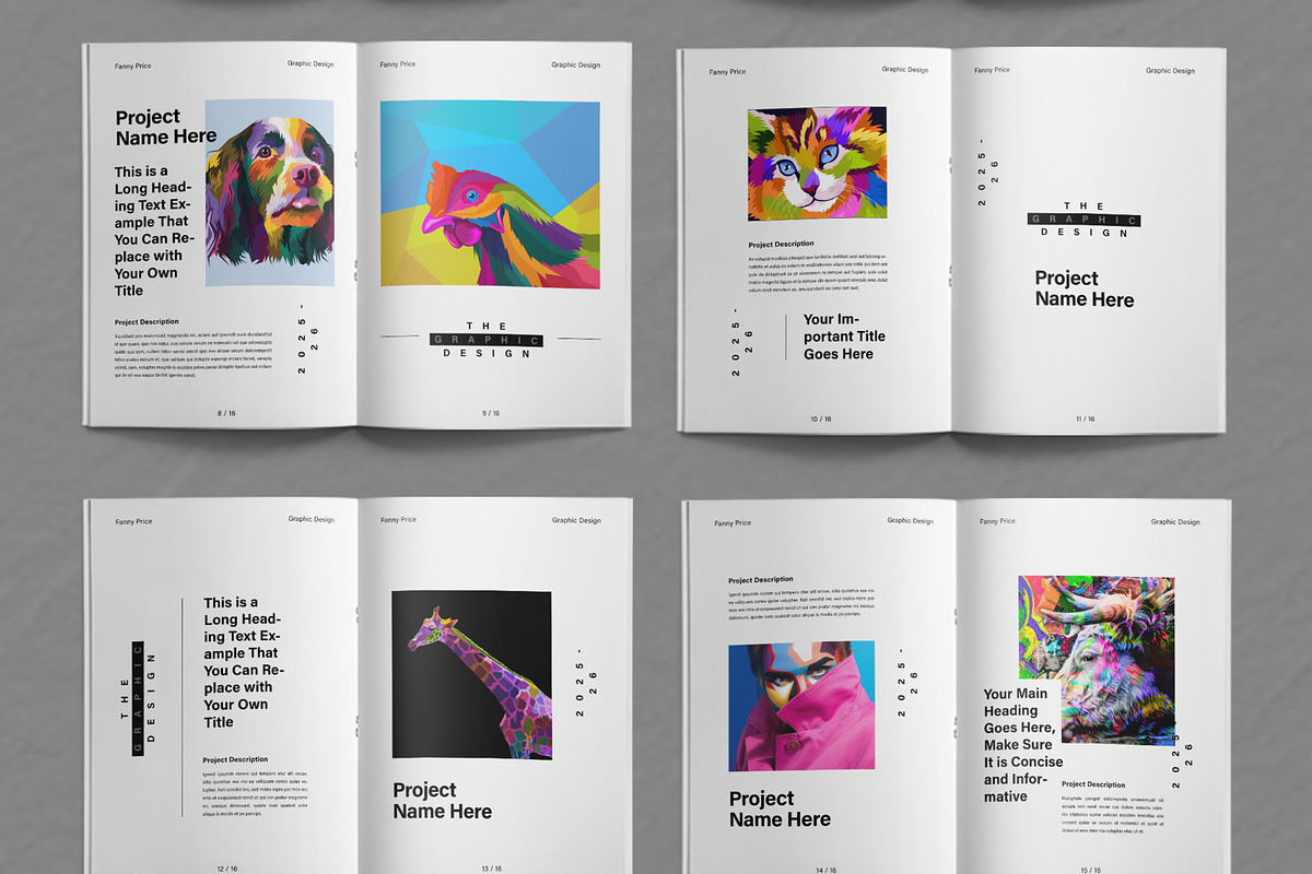Graphic Designer Portfolio Layout, a Brochure Template by ContestDesign (Photo 3 of 3)