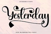 Yesterday, a Handwritten Font by FreshTypeINK (Thumbnail 1 of 8)