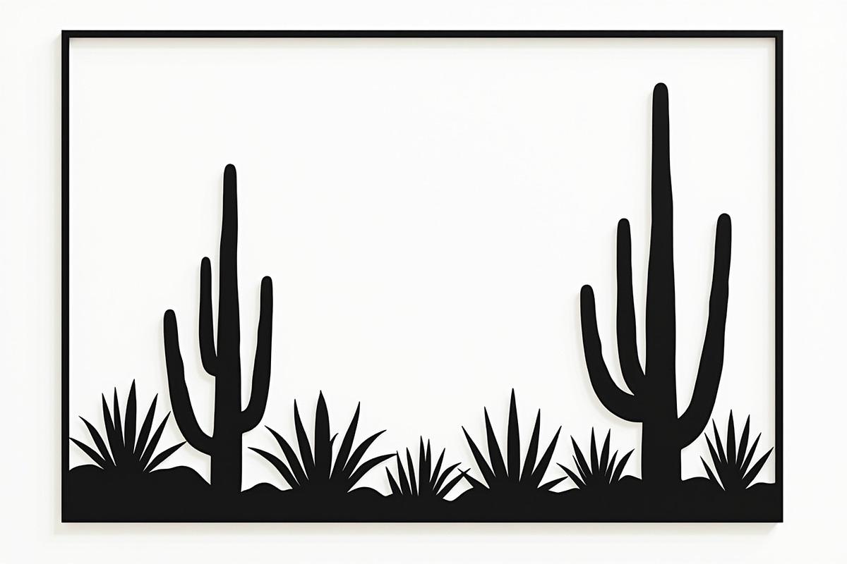 Wild Desert Cactus Scene Set, an Illustration by Creativeshirt (Photo 11 of 15)