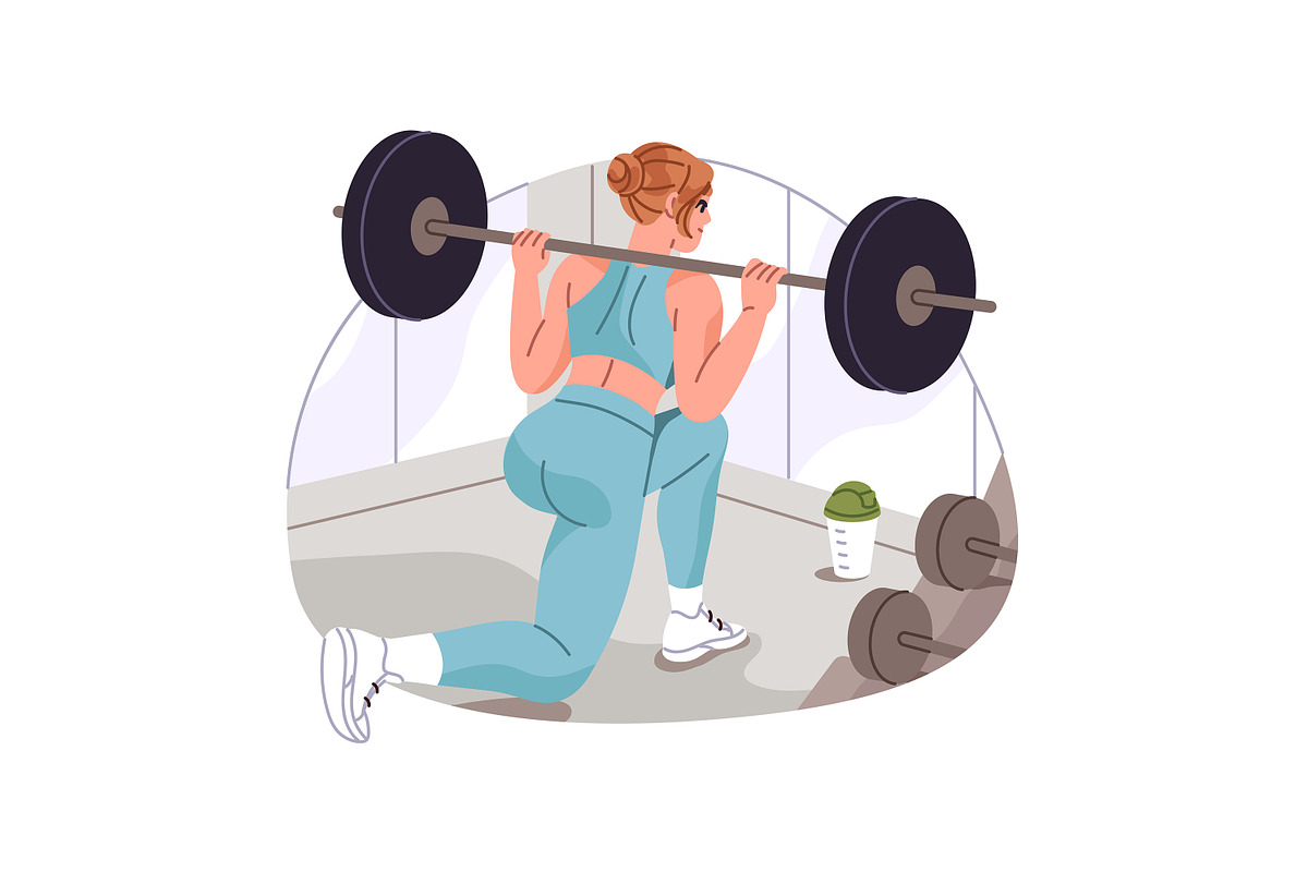 Healthy lifestyle, daily routine set, a Person Illustration by PaperTrident (Photo 4 of 10)