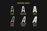 Venturas - Sans Serif Font Family, a Sans Serif Font by MaikoHatta (Thumbnail 3 of 6)