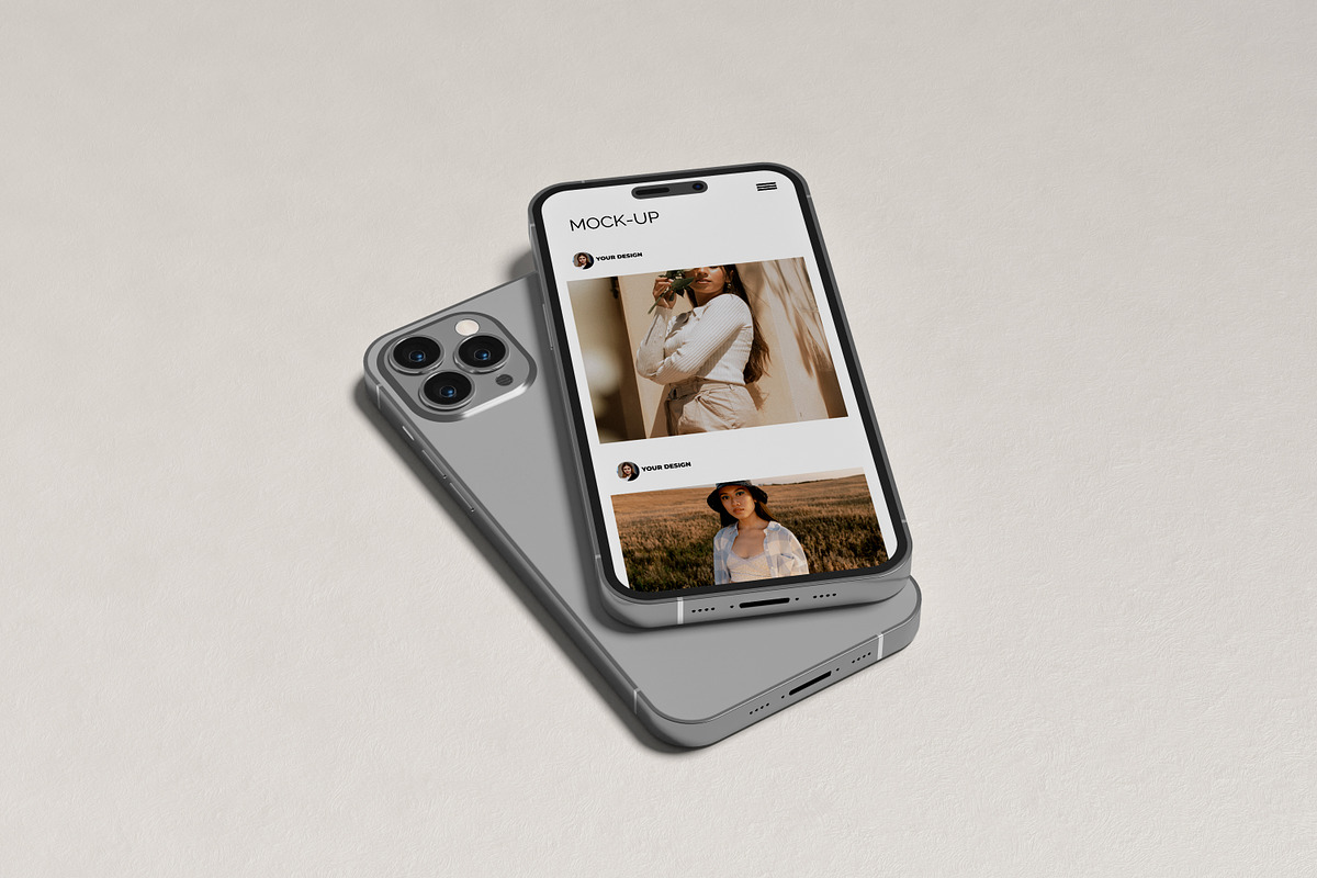 PHONE 14 MOCK-UP, a Social Media Template by Graphic_world89 (Photo 6 of 6)