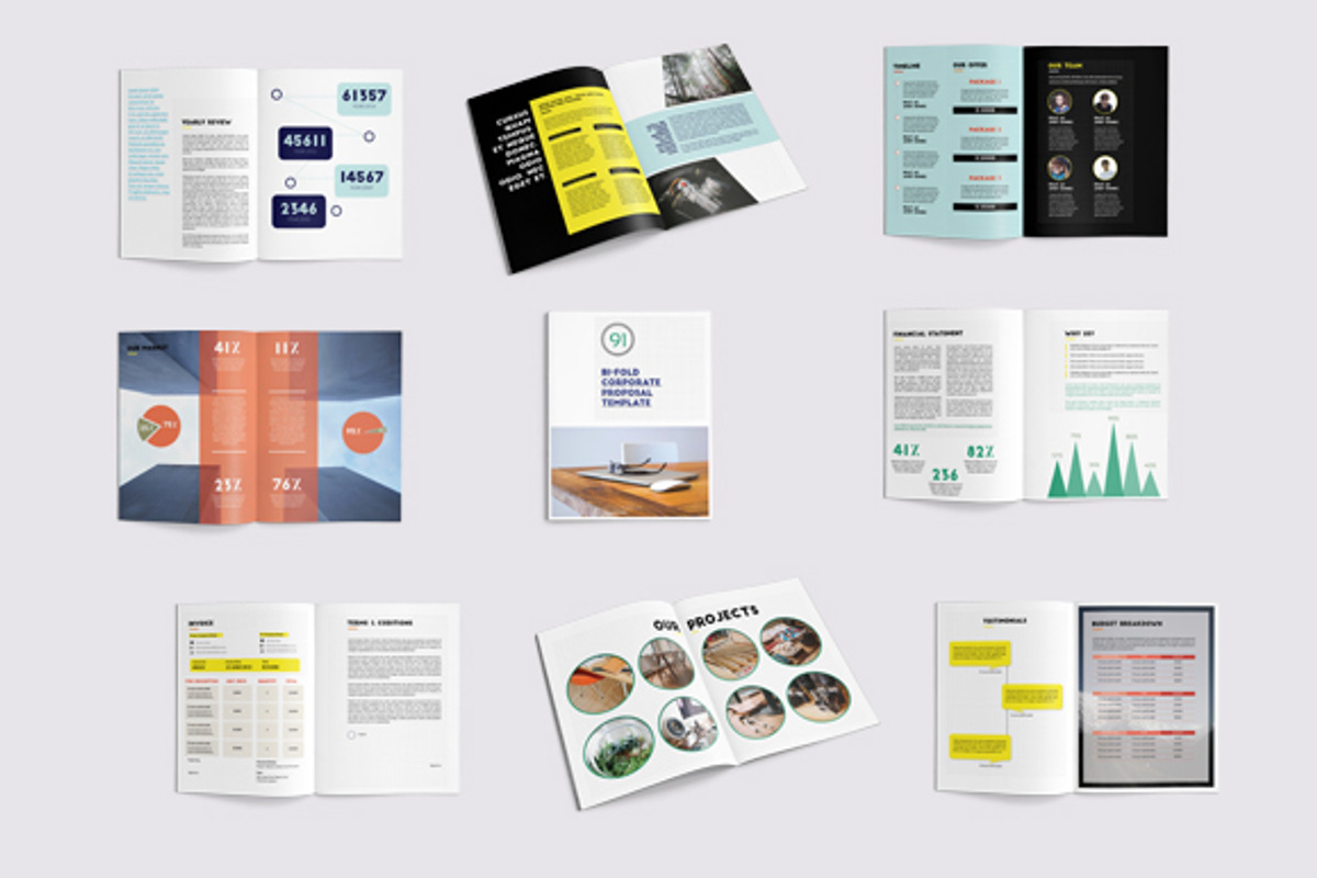 Business Proposal-Indesign Template, a Brochure Template by Nandita Pal