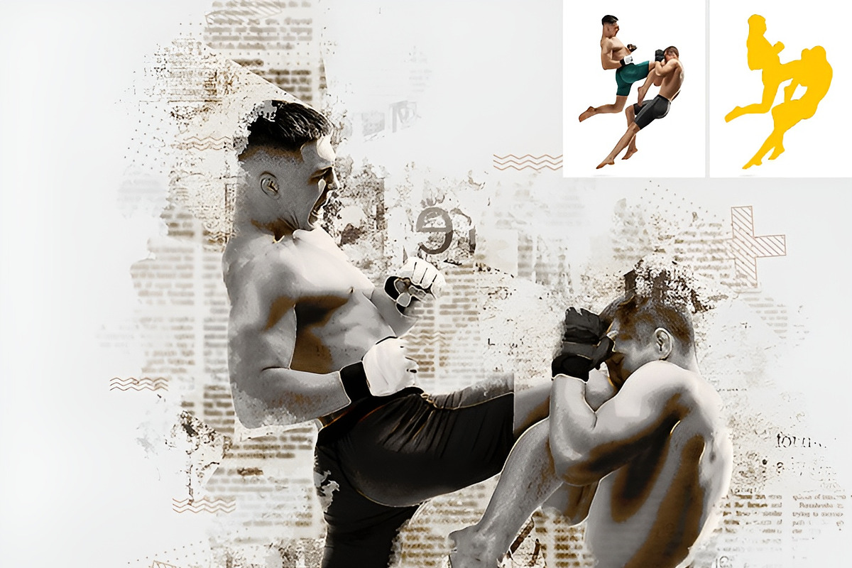 Abstract Newspaper Photoshop Action, an Action Add-On by AB-TheDesigner (Photo 2 of 4)