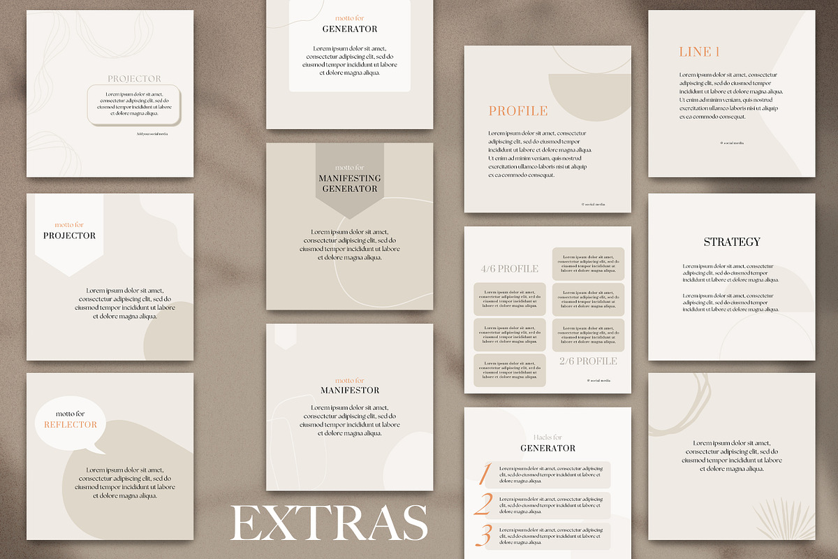 Human Design Instagram Template, a Social Media Template by Backyard Rose (Photo 19 of 28)