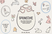 Springtime Hand-Drawn Illustrations, a Decorative Illustration by millering (Thumbnail 1 of 12)