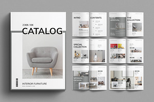 Product Catalog Layout Template, a Magazine Template by E-Type