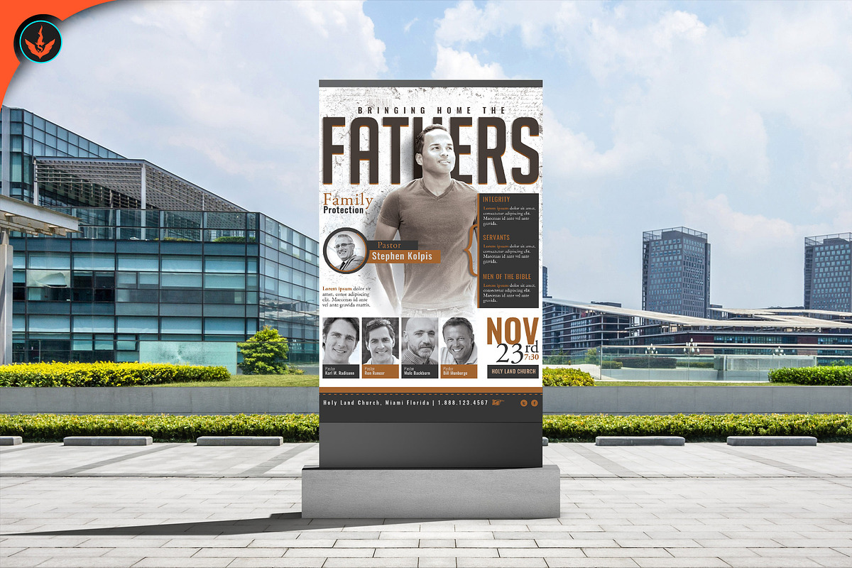 Fathers Church Conference Flyer, a Flyer Template by SeraphimChris (Photo 12 of 12)