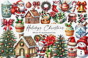 Happy Holidays Christmas Clipart, an Illustration by Designworld (Thumbnail 1 of 5)