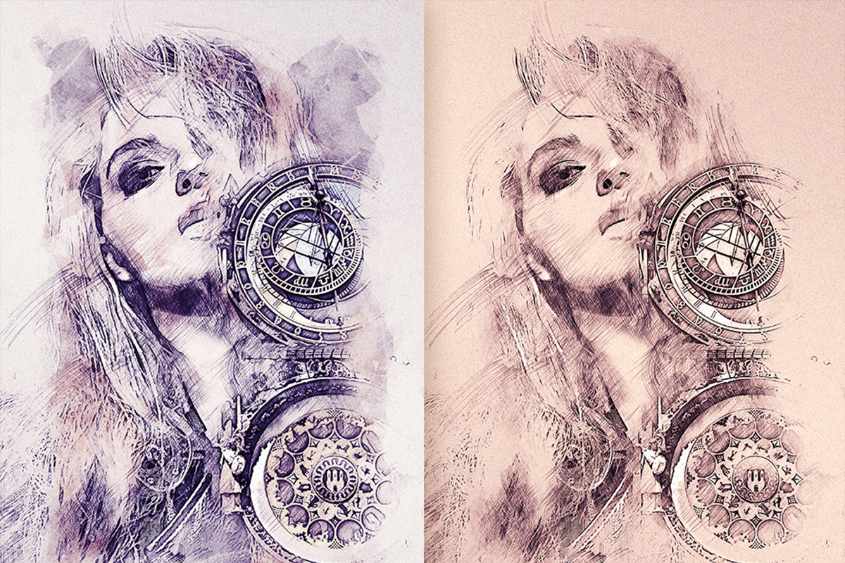 Quick Sketch Photoshop Action, an Action Add-On by GorynArt (Photo 7 of 17)