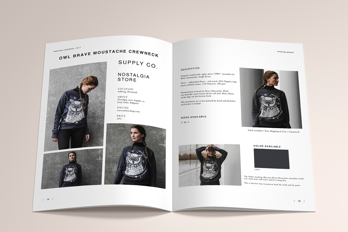 Fashion Lookbook Minimalistic, a Magazine Template by Chimerique (Photo 7 of 16)