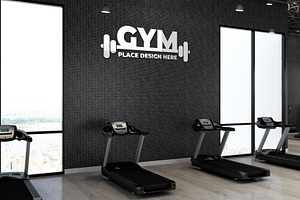 Modern Fitness Logo Mockup