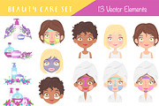 Beauty Care Set, an Illustration by Melisende Vector (Thumbnail 1 of 2)