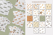 Safari Animals, Alphabet, Patterns, an Object Graphic by NinaFedorova (Thumbnail 5 of 6)