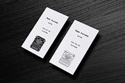 Business Cards with typewriters, a Business Card Template by IRSYART (Thumbnail 5 of 12)