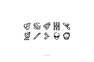 Space 50 Icons