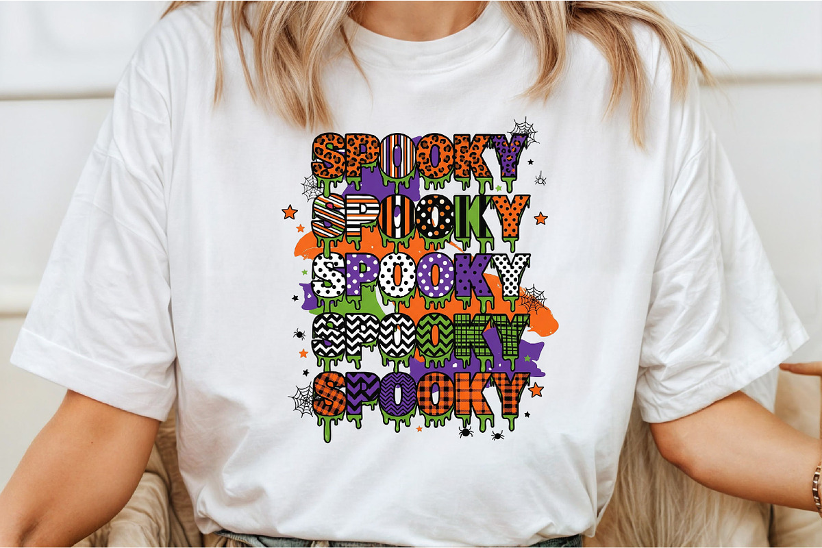 Preppy Halloween Spooky Png, an Illustration by DreamCafeArt (Photo 4 of 7)