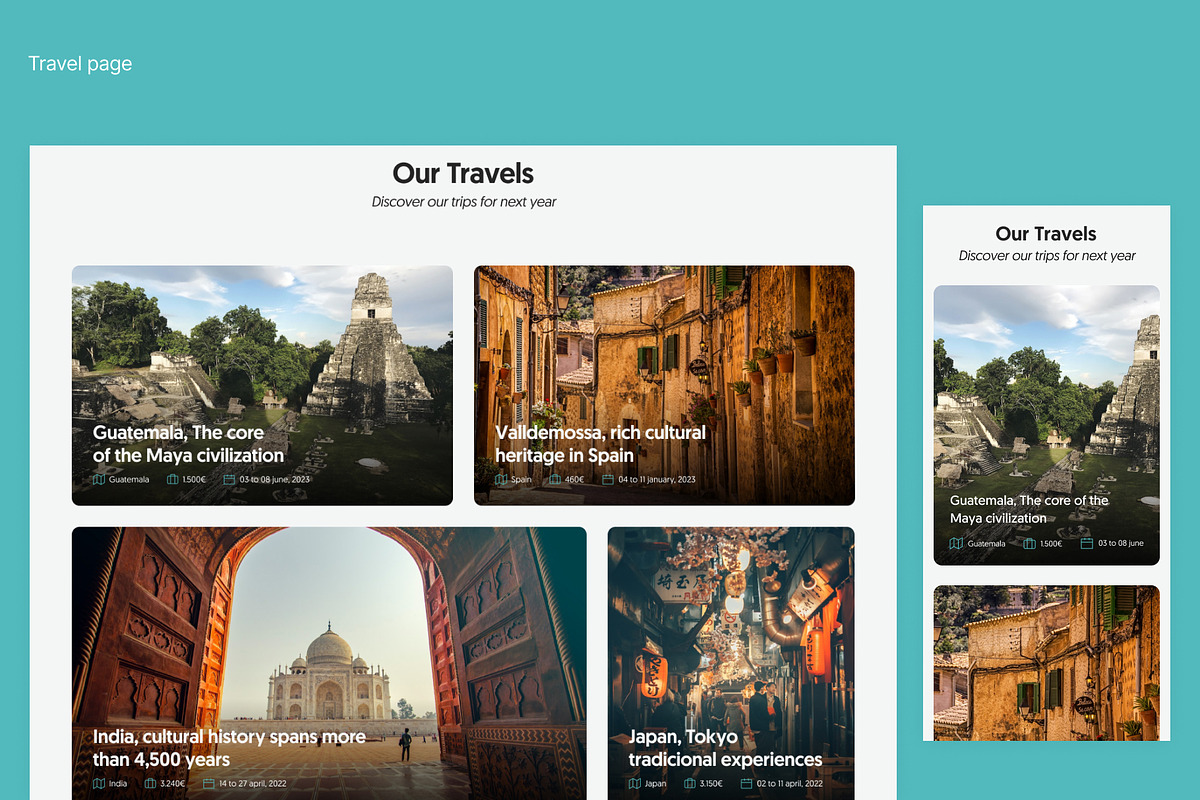 Website with Blog Figma UI Template, an UI Kit Template by danielsantinhos (Photo 5 of 9)