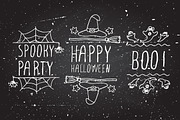 Halloween - typographical elements, an Illustration by AV Design (Thumbnail 1 of 4)