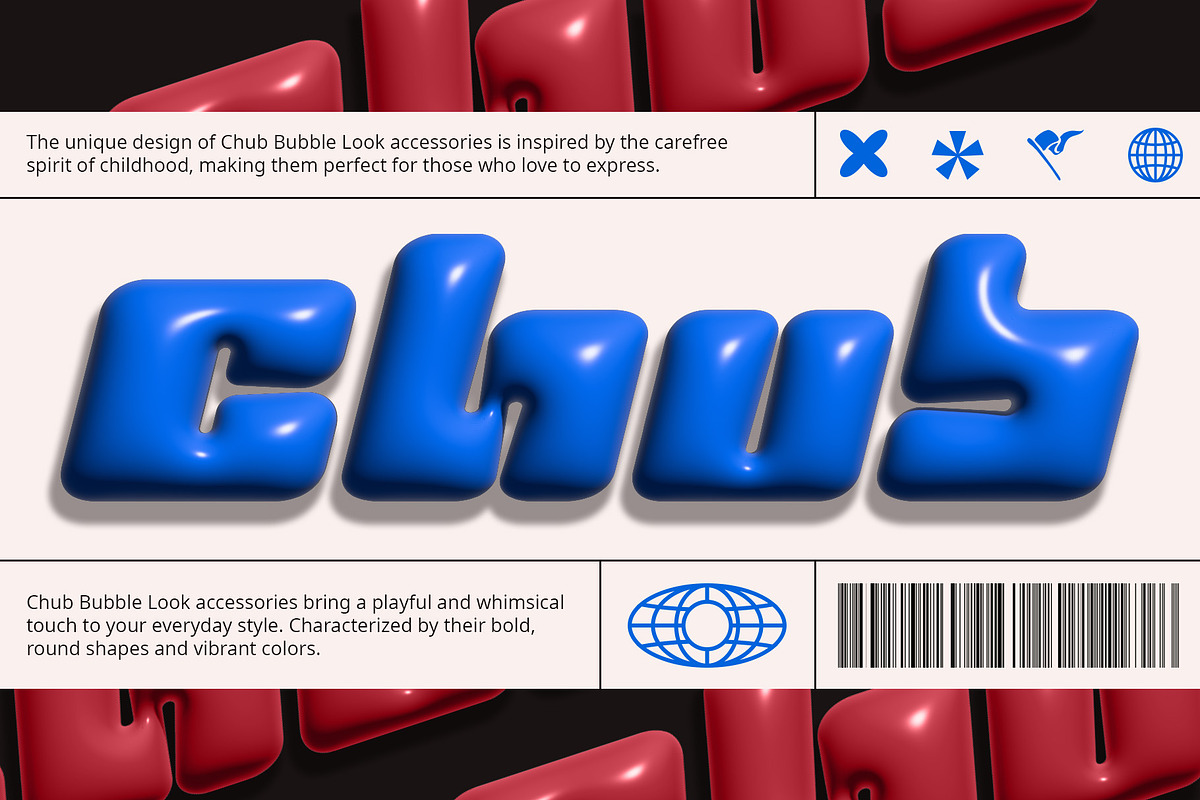 CS Garlic – Bubble Typeface, a Sans Serif Font by Craft Supply Co. (Photo 7 of 8)
