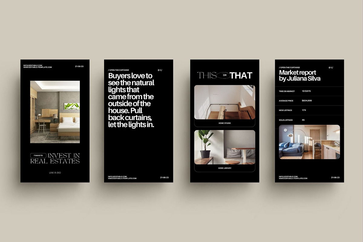 Real Estate Social Media Template, a Social Media Template by Prapti Design (Photo 4 of 10)