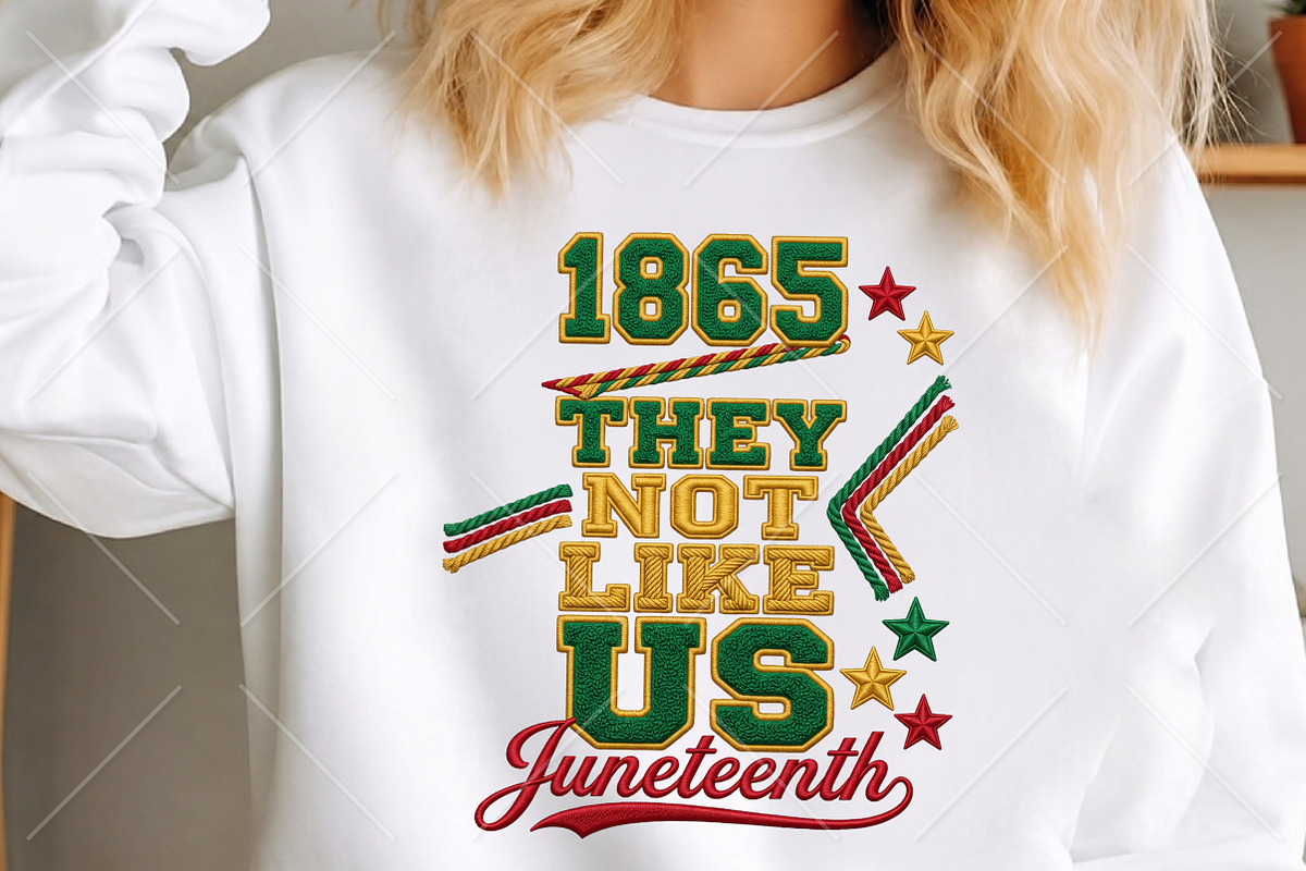 They Not Like Us Juneteenth PNG, a Seasonal Illustration by Canvas Craft (Photo 2 of 5)