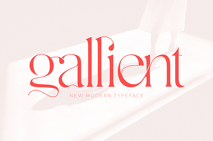 Gallient, a Serif Font by DYSA Studio