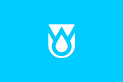 Shield Drop W Letterr Logo Template, a Branding & Logo Template by MenkType Studio (Thumbnail 2 of 3)