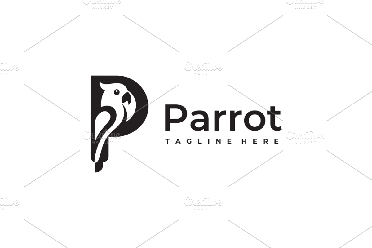 Parrot Letter P Logo, a Branding & Logo Template by yopie (Photo 3 of 3)