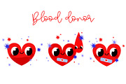 Blood Donation Heart Clipart, a Healthcare Illustration by the_myro (Thumbnail 2 of 6)