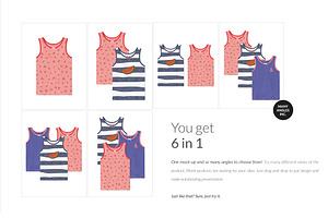 Baby Girl Tank Top Mock-ups Set