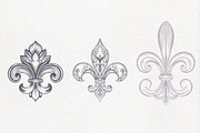 Vector Fleur de Lis & Flourishes, an Object Illustration by FleurArt (Thumbnail 5 of 17)