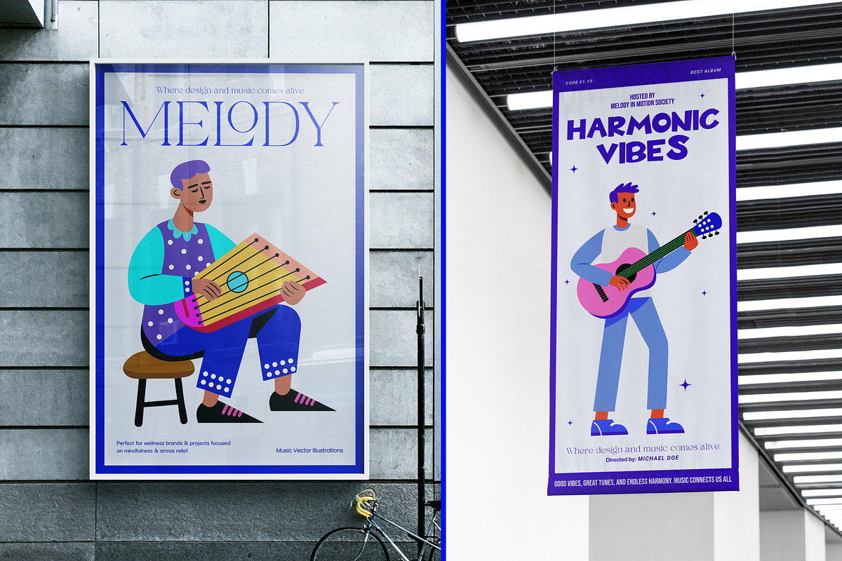 Music Vector Illustration Set, an Object Illustration by Creative Stall (Photo 4 of 8)