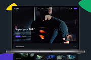 Vimall Website Movies & TV Shows, a Wireframe Template by No.13 (Thumbnail 4 of 8)