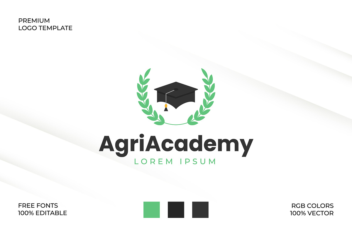 Agriculture Education Logo Template