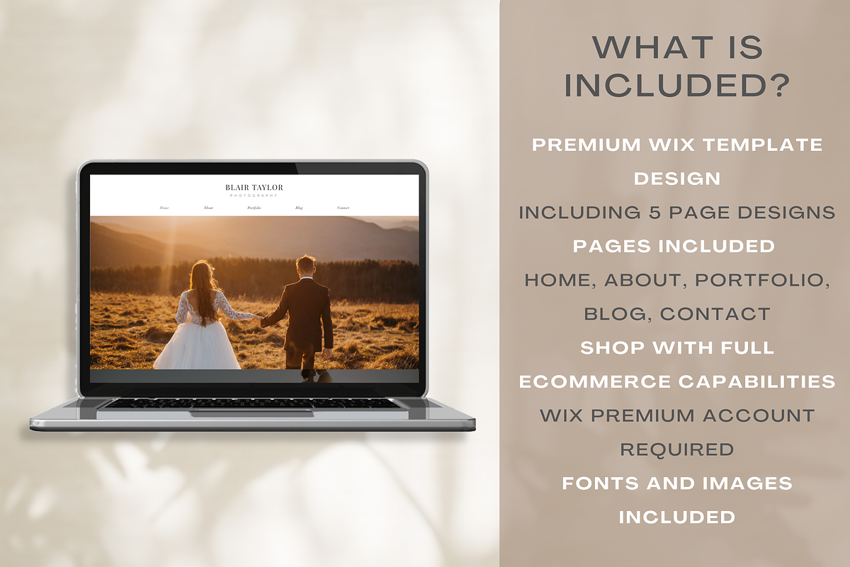 Wix Website Design for Photography, a Websites & App Template by Cosmic Design (Photo 3 of 9)