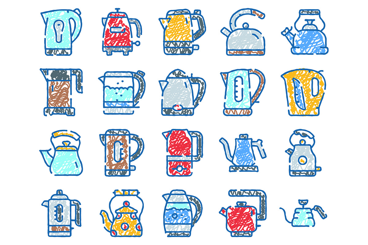 Kettle appliance collection for, an Object Graphic by pikepicture (Photo 2 of 3)