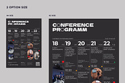 Conference Event Program Poster, a Flyer Template by Danil Polshin (Thumbnail 3 of 9)