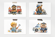 Cute Bears Watercolor Collection, a Decorative Illustration by artsy-fartsy (Thumbnail 6 of 12)