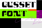 GUSSET Display modular font, a Font by Viktor Pesotsky | Fonts (Thumbnail 13 of 16)