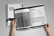 Universal Brand Manual, a Brochure Template by voryu (Thumbnail 2 of 6)