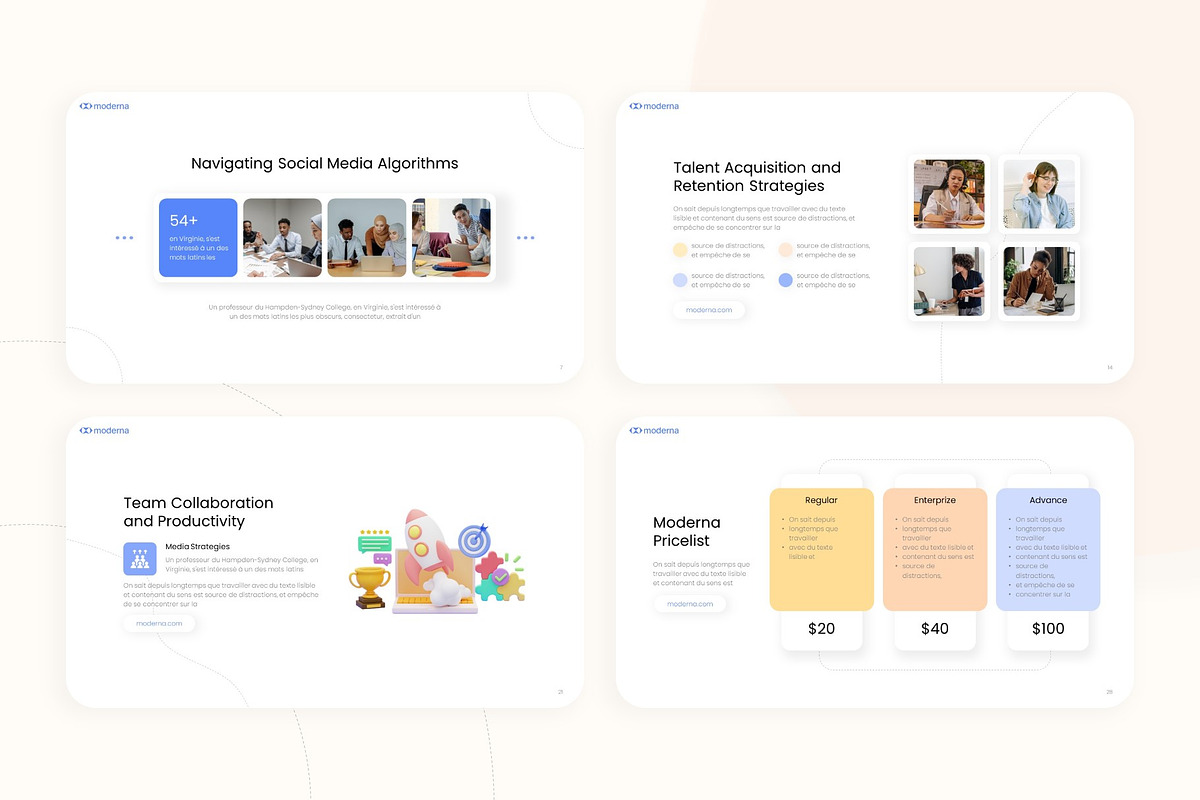 Moderna Business Minimalist, a Presentation Template by Interpitch (Photo 7 of 7)
