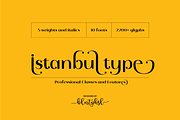 İstanbul Type - 30% SAVE, a Sans Serif Font by BULENT YUKSEL (Thumbnail 1 of 12)