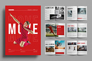 Sport Magazine Layout, a Magazine Template by ContestDesign (Thumbnail 1 of 3)