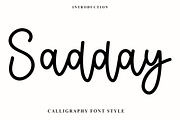 Sadday, a Handwritten Font by InermediaSTUDIO (Thumbnail 1 of 8)