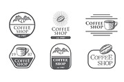 12 Vintage Coffee Logos & Badge, a Branding & Logo Template by Intijaya Studio (Thumbnail 3 of 9)