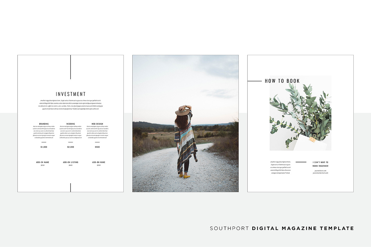 Southport Digital Magazine Template, a Magazine Template by Christie Evenson (Photo 6 of 9)