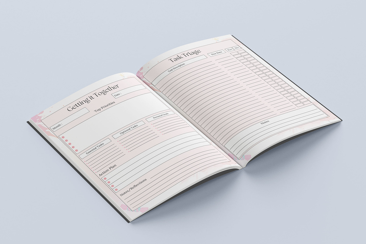 Digital Brain Dump Planner, a Design Template by Book2bees (Photo 3 of 4)